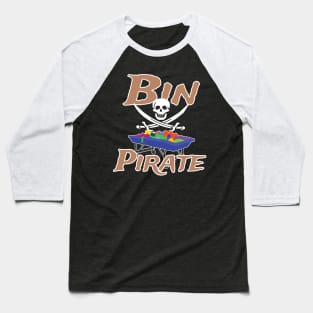 Bin Pirate Baseball T-Shirt